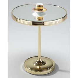 DKD Home Decor Mesita Auxiliar Glam Dorada de Latón y Espejo - 42.5 cm Ancho, 49 cm Alto, 42.5 cm Profundo Precio: 127.59000001. SKU: S3034298