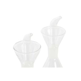 Aceitera Vinagrera Basicos DKD Home Decor Transparente 10 x 23.5 x 19.5 cm Set de 2