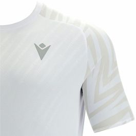 Camiseta de Manga Corta Hombre Macron Prime Cb Pablo Blanco Pádel 18-20 años