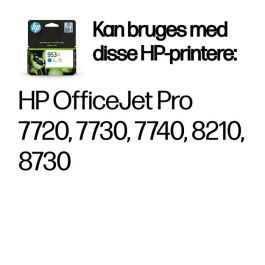 HP Tinta F6U16AE Nº53XL Cian Cartucho Alto Rendimiento 1600 Páginas