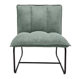 Sillón Home ESPRIT Negro Verde Metal 66 x 71 x 77 cm