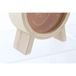 DKD Home Decor Reloj de Pared Marron Terracota Gris Claro Dorado 5 x 15 x 13 cm (4 Unidades)