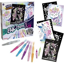 Blopens - LANSAY - Criaturas brillantes - 6 plantillas - A partir de 6 años Blopens - LANSAY - Criaturas brillantes - 6 plantillas - A partir de 6 años