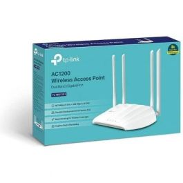 TP-Link TL-WA1201 Punto de Acceso Inalámbrico AC1200 1200Mbps Banda Dual 2.4/5GHz PoE Gigabit 802.11ac Wave 2 MU-MIMO TP-Link TL-WA1201 Punto de Acceso Inalámbrico AC1200 1200Mbps Banda Dual 2.4/5GHz PoE Gigabit 802.11ac Wave 2 MU-MIMO