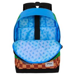 Mochila HS FAN 2.2 Run Sonic The Hedgehog - SEGA Knuckles Multicolor