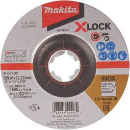 Makita Schruppscheibe 125x6mm para INOX Precio: 17.5000001. SKU: B1CLWWZN28