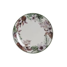 Plato Llano DKD Home Decor Flores Porcelana (27 x 27 x 2 cm) Precio: 1.49999949. SKU: B13ZB8MLNZ