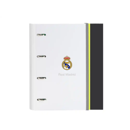 Safta Carpeta Anillas Real Madrid Equip. 25-26 A4 4 Anillas 35mm Recambio 100 Hojas 80gr Tapa Dura Cierre Elástico Precio: 12.79000008. SKU: B1E6HDJBQ7