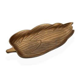 Centro de Mesa Versa Dorado Madera MDF Hoja 18,5 x 3 x 39,5 cm Precio: 9.5000004. SKU: B12TR6WL5X