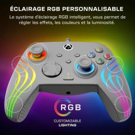 Turtle Beach TUR0840454400199 Mando Afterglow Wave RGB con Cable para Xbox Series X|S, Xbox One y PC - Gris