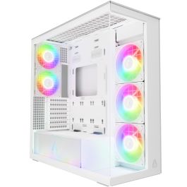 ARCTIC Xtender Midi Tower PC Blanco con ventana transparente, panel de vidrio templado, para Gaming
