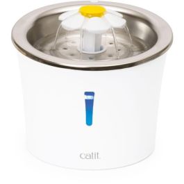 Fuente de agua para gatos Catit Flower - 3 L - Tapa de acero inoxidable - Con LED - Blanca Precio: 53.58999976. SKU: B18XXN8MZG