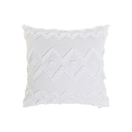 Cojin Boho DKD Home Decor Blanco 45 x 45 cm (2 Unidades) Precio: 23.50000048. SKU: B14254JA9N