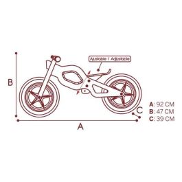 Bicicleta Infantil Woomax Classic 12" Sin Pedales Bicicleta Infantil Woomax Classic 12" Sin Pedales