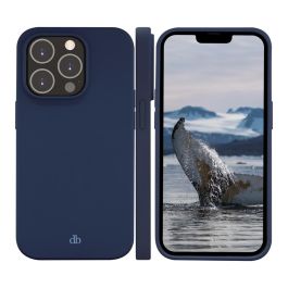 dbramante1928 Funda para Apple iPhone 14 Pro - Silicona - Resistente a Impactos y Rayones - Compatible con Carga Inalámbrica - Azul Pacífico - 15.5 cm (6.1")