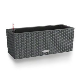 Lechuza LEC4008789156020 Jardinera Balconera Cottage 50 cm, Rectangular, Granito, con Reserva de Agua