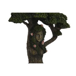 DKD Home Decor Figura Verde Marron Resina 10 x 31 x 15 cm (2 Unidades)