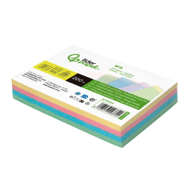 Liderpapel Tarjetas de Estudio Rayadas Cartulina de Colores 170gr 100x150mm Paquete de 200 Unidades