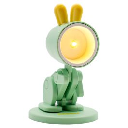RealPower 486318 - Linterna LED de bolsillo con diseño de conejito verde y amarillo, con rotación, funciona con 3 pilas LR41 Precio: 24.50000014. SKU: B1H7QNCANE