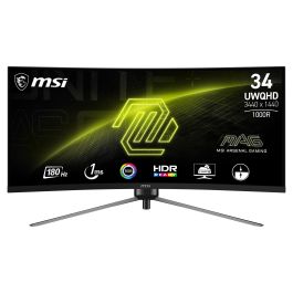 MSI MAG 345CQRDE Monitor Curvo 34" UWQHD 180Hz VA 1ms Negro Precio: 475.94999947. SKU: B1HBWYG57Z
