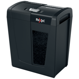 Rexel 2020124EU Triturador de Papel de Corte Cruzado, 4x40 mm, Capacidad 10 Hojas, Negro