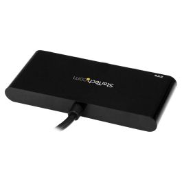 StarTech Hub USB 3.0 de 4 Puertos con PD 2.0 - 5Gbps - Negro - USB Tipo C / USB Tipo A