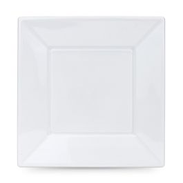 Set de 5 platos cuadrados ecológicos de plástico 23 cm Algon (36 Cajas) Set de 5 platos cuadrados ecológicos de plástico 23 cm Algon (36 Cajas)