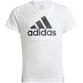 Camiseta de Manga Corta Infantil Adidas Blanco XL