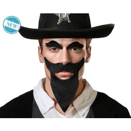 Set de Bigote y Cejas Negras para Disfraz de Sheriff o Cowboy del Oeste - Ideal para Fiestas y Eventos Temáticos Precio: 1.49999949. SKU: B186JQRPFY