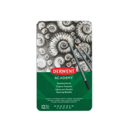 Derwent Lápices de Grafito Caja Metálica de 12 Unidades Durezas Surtidas Precio: 16.50000044. SKU: B19KWLDMSY