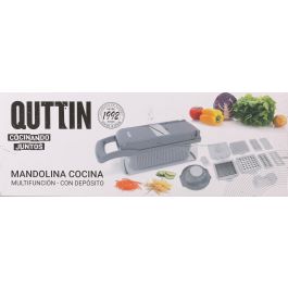 Quttin Cortador-Rallador Multifuncional con Depósito, 32x11.5x11.5 cm (6 Unidades)