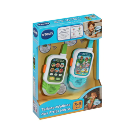VTech Pequeños Héroes Talkies-Walkies, Multicolor, Idioma Francés, VT3417766217059