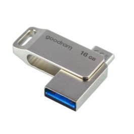 Goodram ODA3 Silver Memoria USB 16GB USB 3.2 Gen 1 Dual Tipo A y Tipo C, Plata