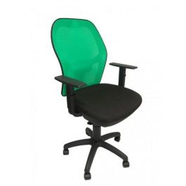 Silla Piqueras Y Crespo Jorquera Brazos Regulables Mecanismo Sincro Con Regulador De Tension Respaldo De Malla Verde Y Asiento Tapizado Bali Negro Precio: 319.50000027. SKU: S5702220