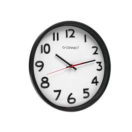 Reloj Q-Connect De Pared Plastico Oficina Redondo 34 cm Marco Negro Reloj Q-Connect De Pared Plastico Oficina Redondo 34 cm Marco Negro