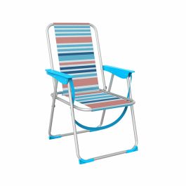 Marbueno Silla Plegable Aluminio Rayas Naranjas y Azules Playa y Piscina 53X56X78 cm 103461 Precio: 26.49999946. SKU: B18TJD3KZH