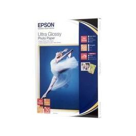 Epson Papel Ultra Glossy Photo Paper 13x18 300GR. (50hojas) Precio: 22.49999961. SKU: B168DX6VSP