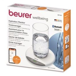Beurer DM-20 Monitorizador de Hidratación, Posavasos con Registro de Bebida e Indicador LED, Compatible con App Health Manager Beurer DM-20 Monitorizador de Hidratación, Posavasos con Registro de Bebida e Indicador LED, Compatible con App Health Manager