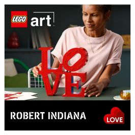 LEGO 31214 Art LOVE Set de Construcción para Adultos - Decoración y Regalo para Parejas