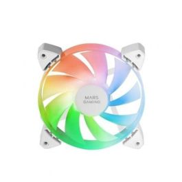 Pack 3 Ventiladores Mars Gaming MF-3A/ 12cm/ ARGB/ Blanco Pack 3 Ventiladores Mars Gaming MF-3A/ 12cm/ ARGB/ Blanco