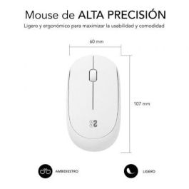Ratón Inalámbrico Subblim Business Plus Silencioso/ Hasta 1200 DPI/ Blanco Ratón Inalámbrico Subblim Business Plus Silencioso/ Hasta 1200 DPI/ Blanco