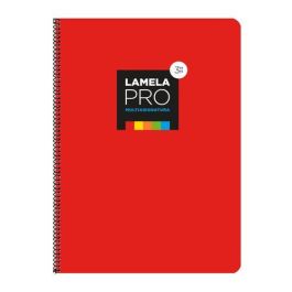 Lamela Bloc Tapa Extra Dura Fº 100H Cuadrovia 3 Mm Rojo (5 Colores En Banda) (Set de 5) Precio: 38.50000022. SKU: B148SCCL29