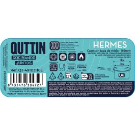 Hermes Cazo de Acero Inoxidable de 16 cm (1.8 L) para Inducción (8 Unidades)