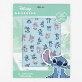 Cerdá Pack Pegatinas Stitch 18x25x0.1 cm - Set de Adhesivos Decorativos Infantiles Azules para Niños y Niñas, Edad 3+ Años