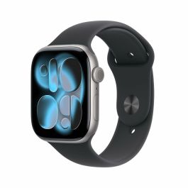 Apple Watch S11 Reloj Inteligente 46mm Aluminio Gris Espacial con Correa Deportiva Negra watchOS 11 Pantalla Retina OLED Always-on GPS Resistencia al Agua 50m Bluetooth 5.3