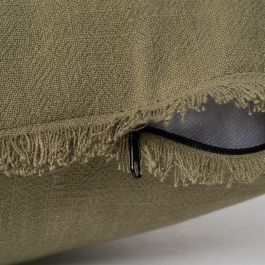 Cojín Verde 70% Algodón / 30% Lino 60 X 60 cm