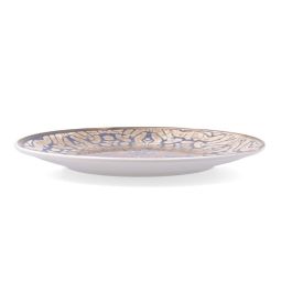 Bidasoa Deneb Hydrozero Plato Pizza Porcelana 30 cm Marrón, Cerámica, Acabado Brillo, Apilable, Resistente Rayaduras, Apto Lavavajillas y Microondas