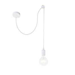 SKD-P80057 Lámpara Colgante Nagercoil Metal Retro Vintage para Bombillas LED Filamento, Cable Regulable Altura, Hogar y Negocios