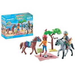 PLAYMOBIL 71470 Amélia y Ben con caballos