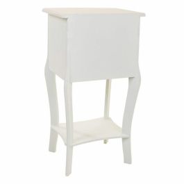 Mesita de Noche Alexandra House Living Blanco Crema 31 x 71 x 38 cm